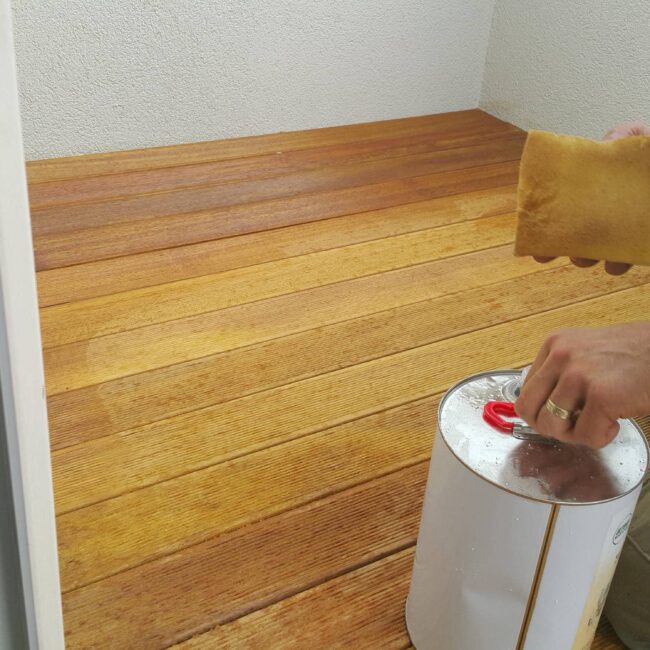 iroko deck yağ sürme