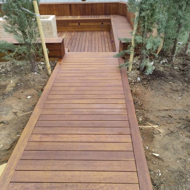 Dış mekan deck iroko